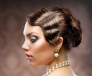 Classical Retro Style Portrait. Romantic Beauty. Vintage